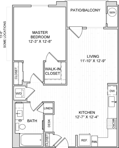 Boardwalk at Millenia One Bedroom Apartment A3